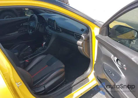 2019 Hyundai Veloster Turbo из США, поврежденный, VIN KMHTH6AB8KU005978